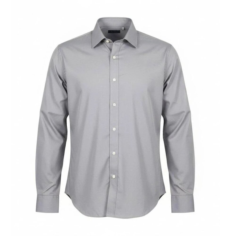 NEW Croft & Barrow Essential Dress Shirt Solid Long Sleeve Collared 16.5 34/35